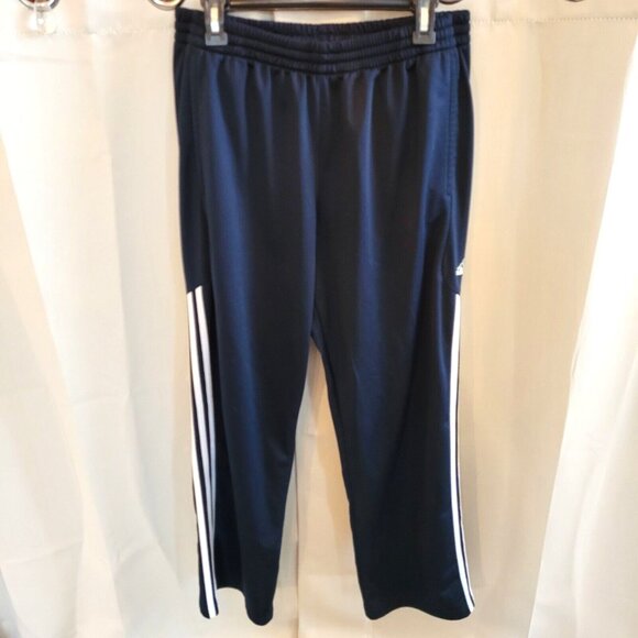 ADidas Womens Track Pants Large Blue 3 Stripe Retro Y2K Athleisure Retro 17420 - Picture 1 of 13